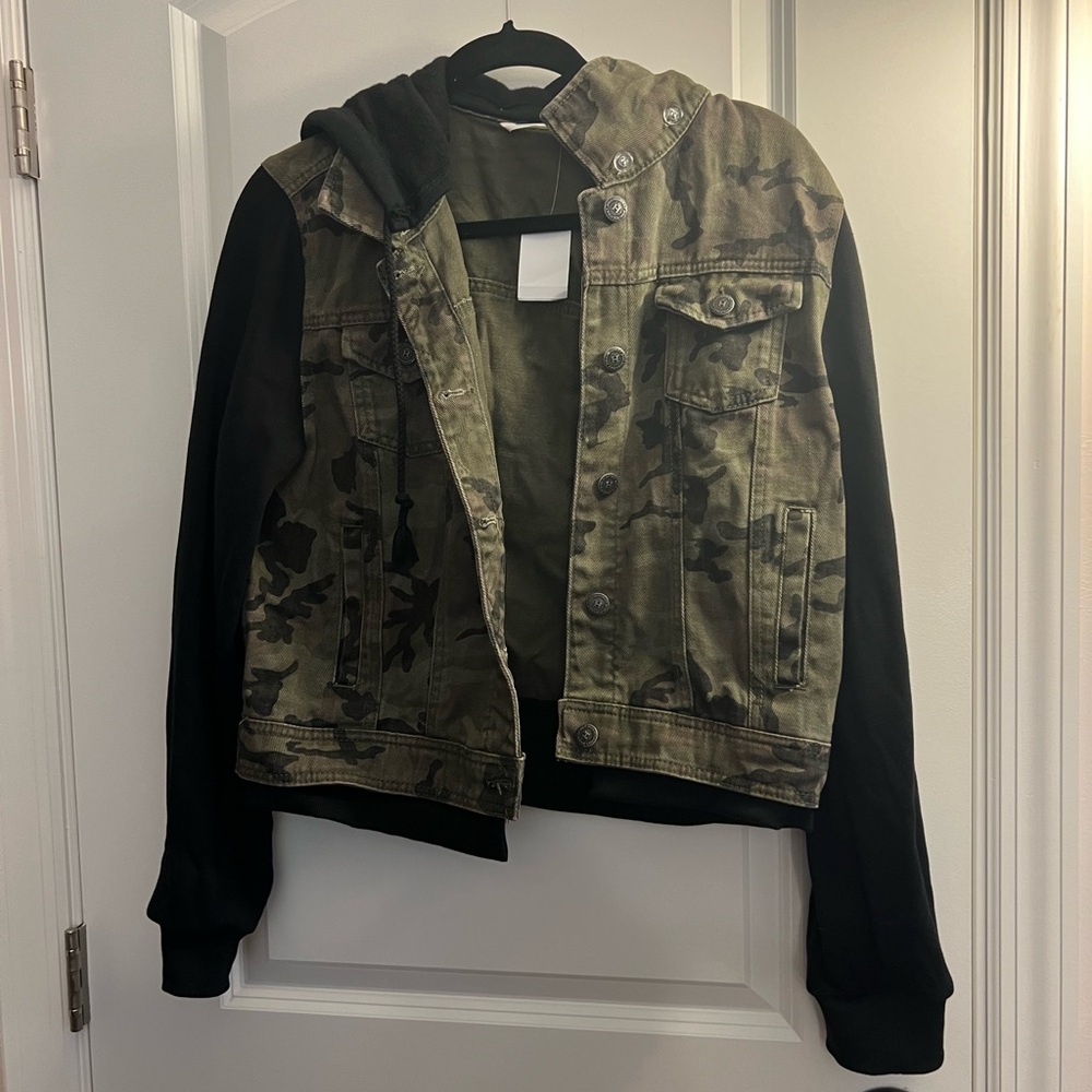 Highway Jeans Olive and Black Jacket